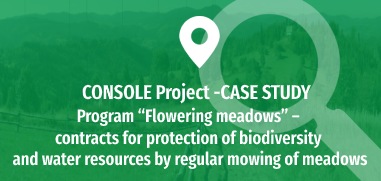 Program “Flowering meadows” - contracts for protection of biodiversity and water resources by regular mowing of meadows