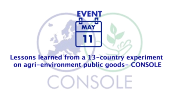 Lessons learned from a 13-country experiment on agri-environment public goods- CONSOLE