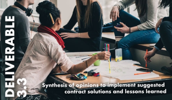 Synthesis of opinions to implement suggested contract solutions and lessons learned