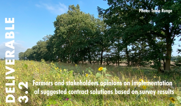 Deliverable D3.2 – Farmers and stakeholders opinions on implementation of suggested contract solutions based on survey results